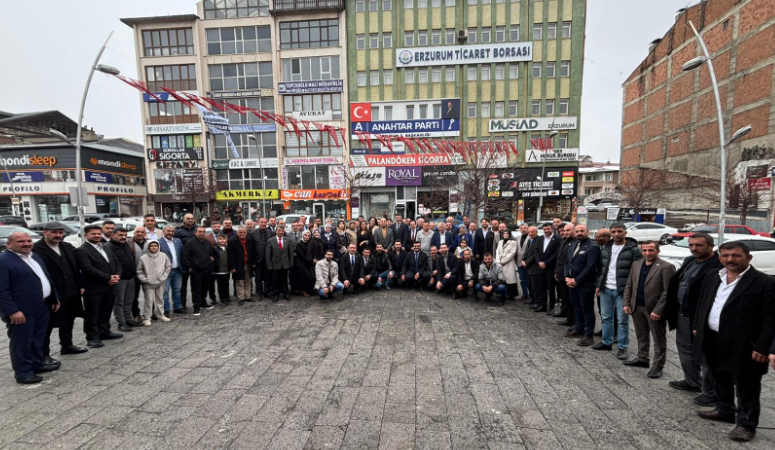 Anahtar Parti Erzurum İl Başkanlığı, bayram vesilesiyle teşkilat mensuplarını ve