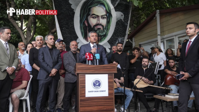 CHP Grup Başkanı Özgür Özel, Küçükçekmece'de yer alan Garip Dede