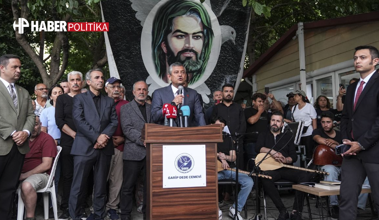 CHP Grup Başkanı Özgür Özel, Küçükçekmece'de yer alan Garip Dede
